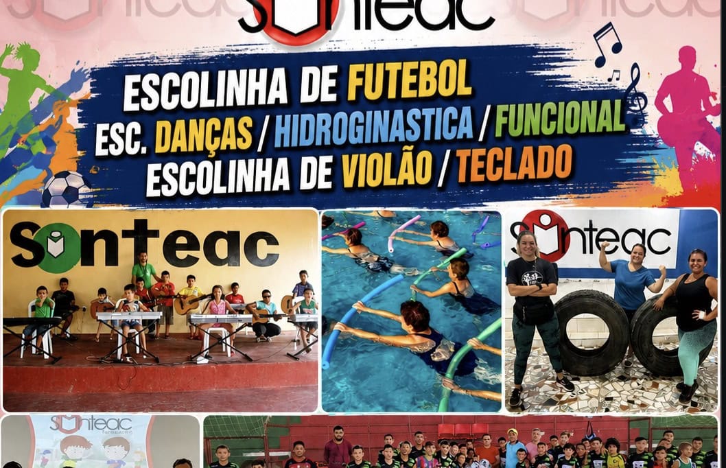 Sinteac de Tarauacá lança aulas gratuitas de futebol, dança, música e hidroginástica