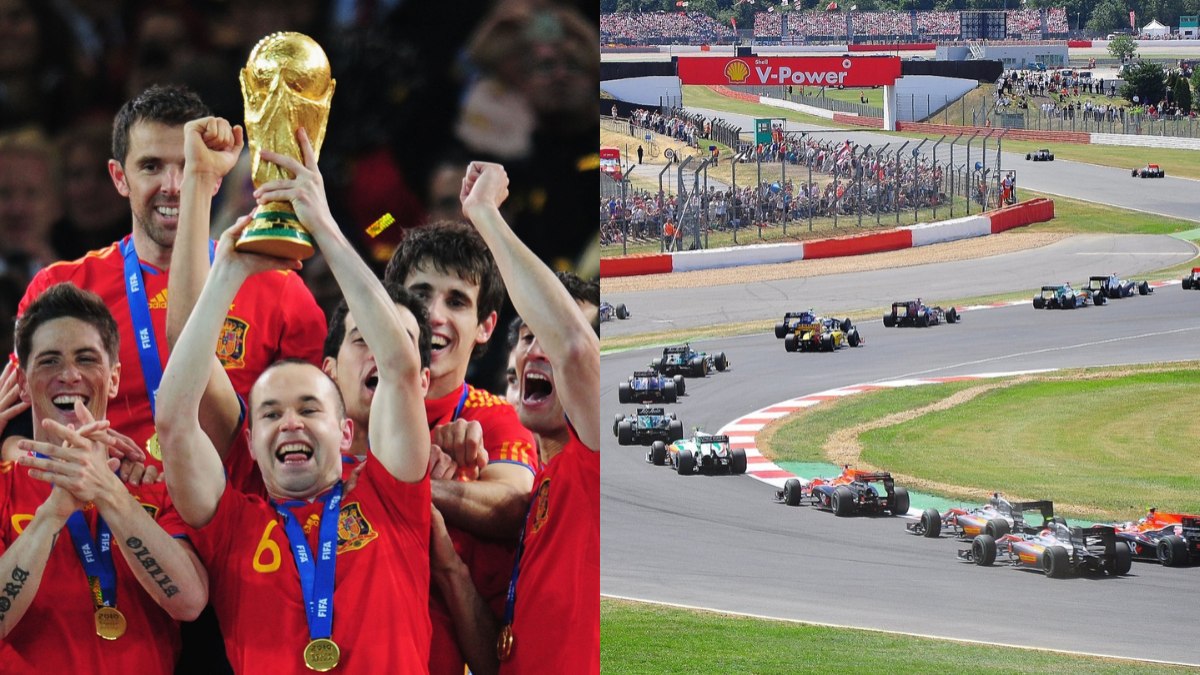 Final da Copa do Mundo e F1 não coincidem desde 2010; relembre