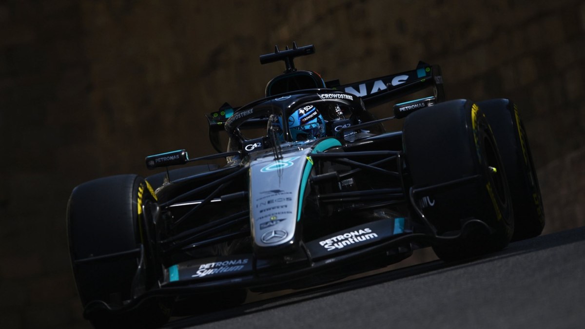 Russell marca pole para o GP do Azerbaijão; Bortoleto fica em 17º