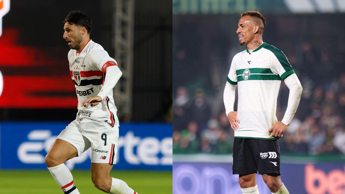 São Paulo e Coritiba fazem embate direto pela 23ª rodada