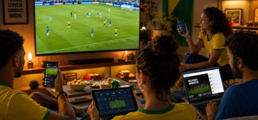 Copa mostra que o Brasil já não assiste ao futebol em uma única tela