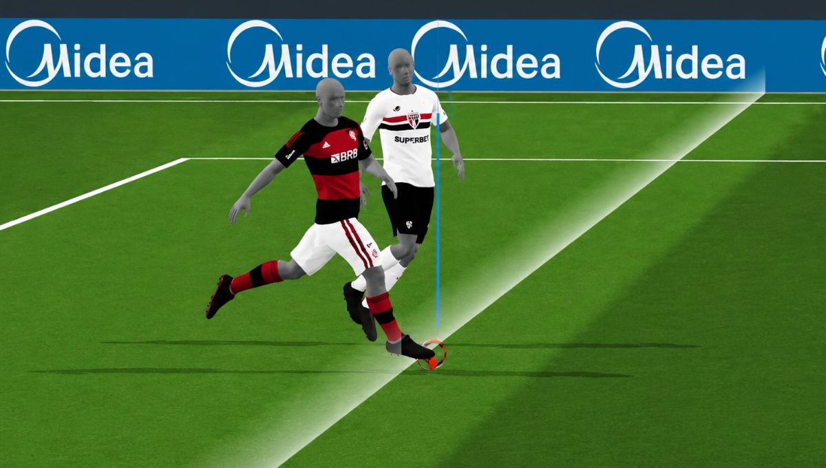 Entenda por que o impedimento semiautomático do Brasileirão é diferente do usado na Copa do Mundo