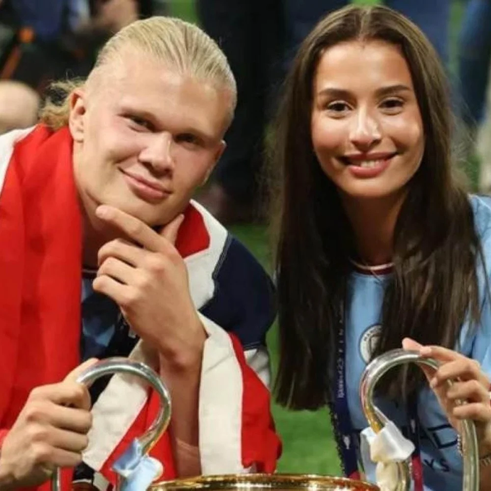Quem é a companheira de Haaland e mãe do filho do craque norueguês