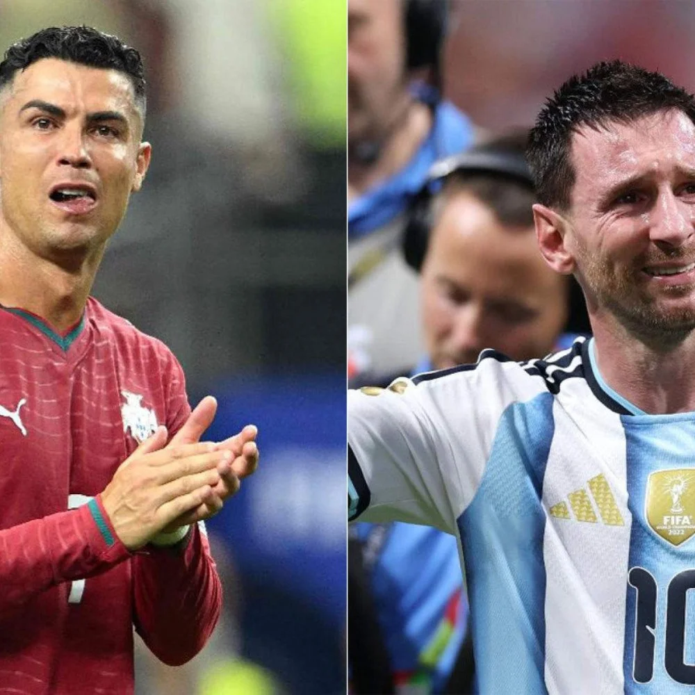 A projeção dos 1.000 gols para Cristiano Ronaldo e Messi