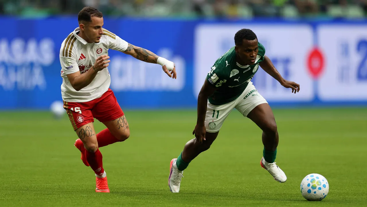Palmeiras se afoba, é contido pelo Inter e empata em casa