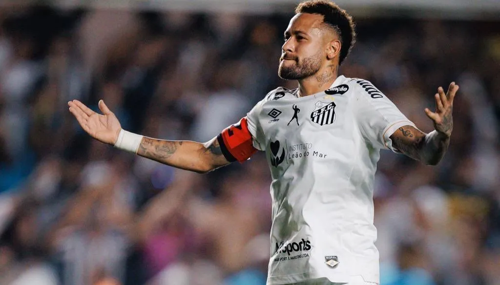 Com dois gols de Neymar, Santos busca empate contra o Flamengo em jogo polêmico na Vila Belmiro