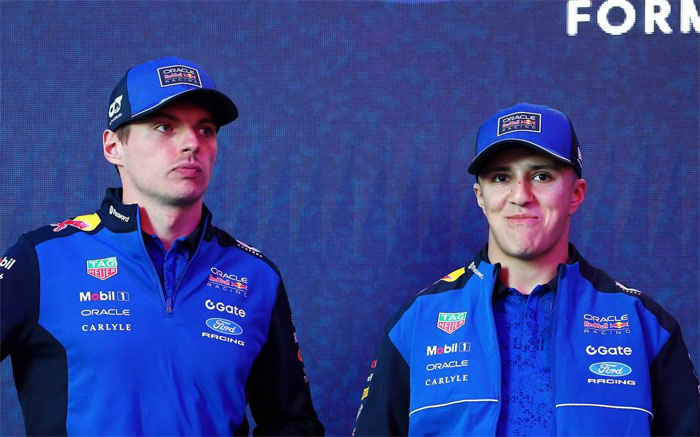 Hadjar revela como é sua relação com Verstappen na Red Bull