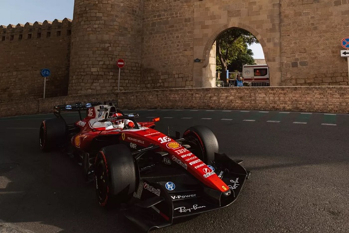 Leclerc pode ter revelado atualização da Ferrari em Baku