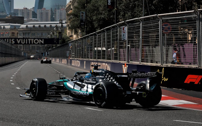 George Russell domina o GP do Azerbaijão