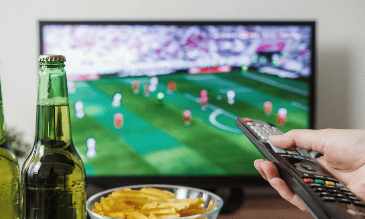 O esporte, especialmente o futebol, se tornou essencial na vida de toda TV