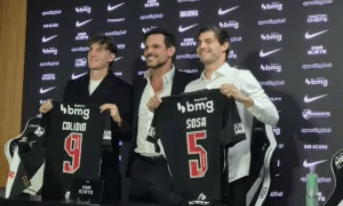 Vasco apresenta reforços argentinos de olho em 'decisão'