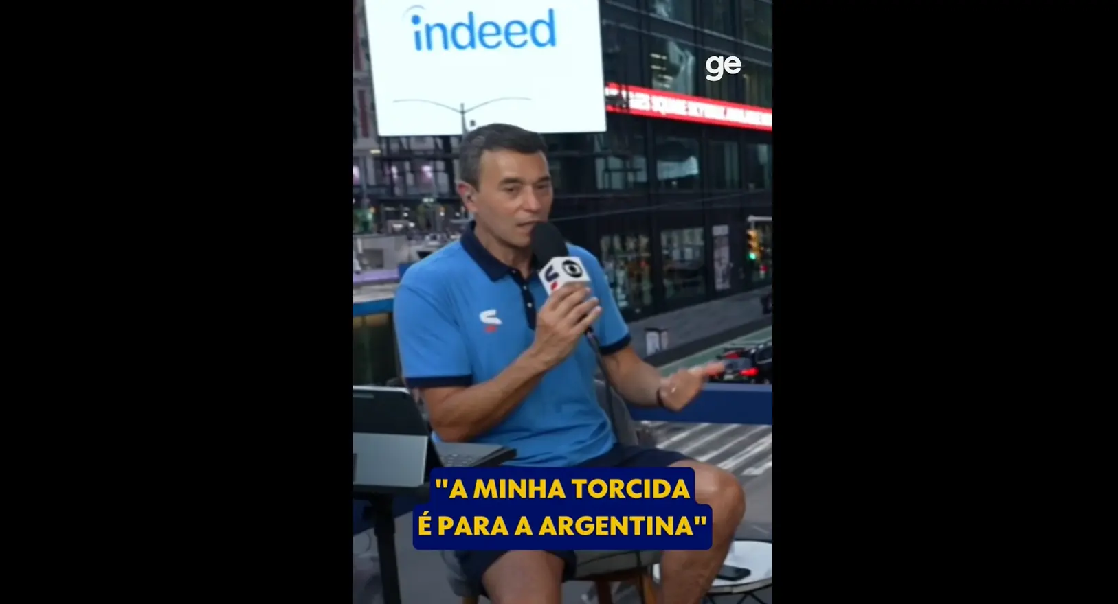 Jornalistas da Globo declaram torcida pela Argentina: “Passam férias nas nossas praias”