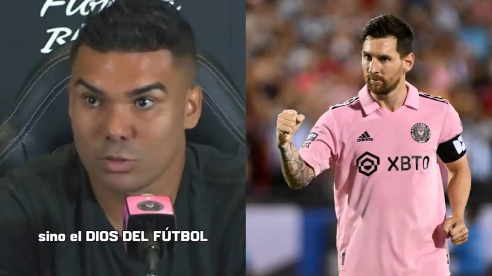 Casemiro chama Messi de “deus do futebol”: “Eu sonhava com ele”