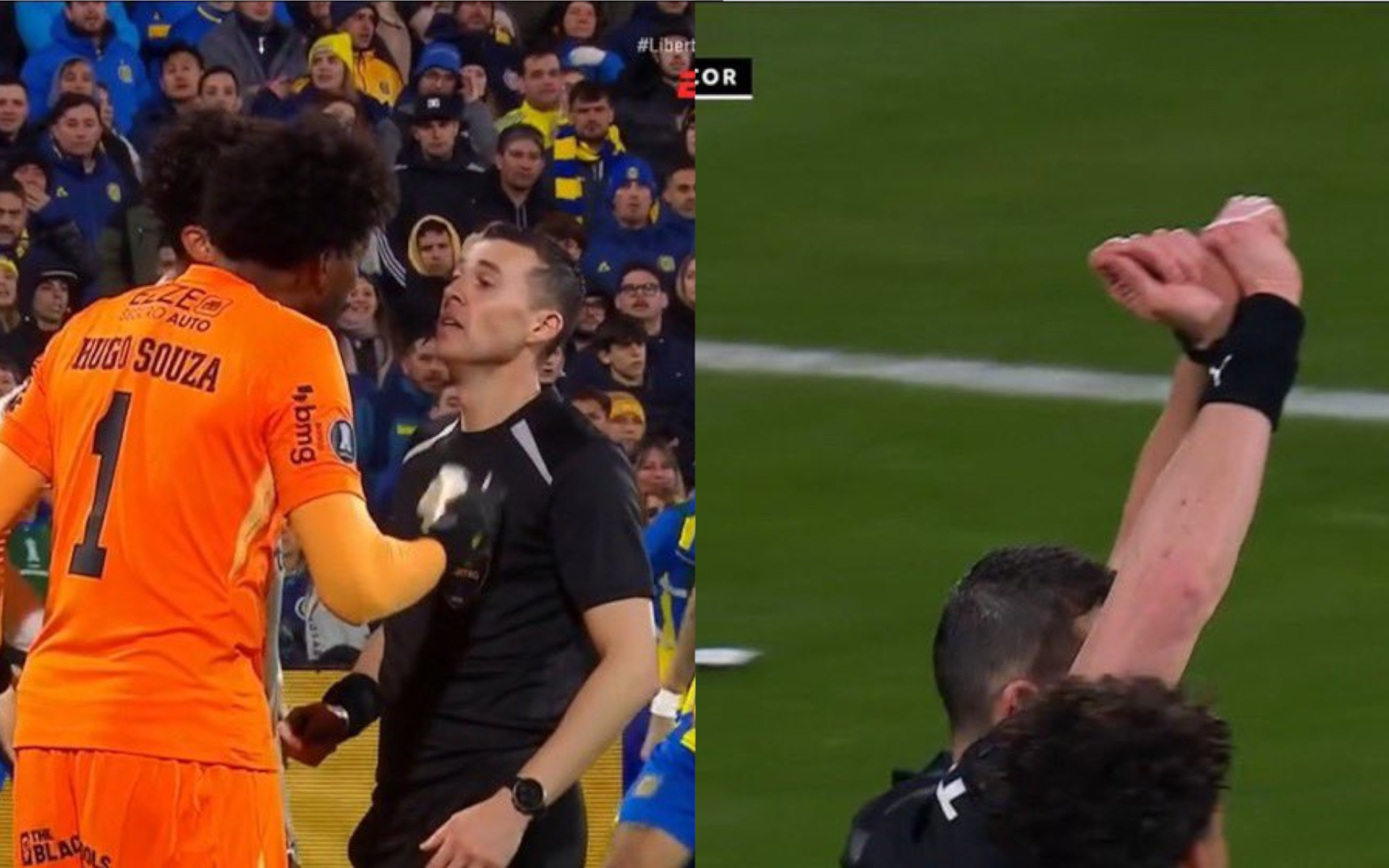 Argentinos são denunciados por racismo contra goleiro do Corinthians; árbitro aciona protocolo