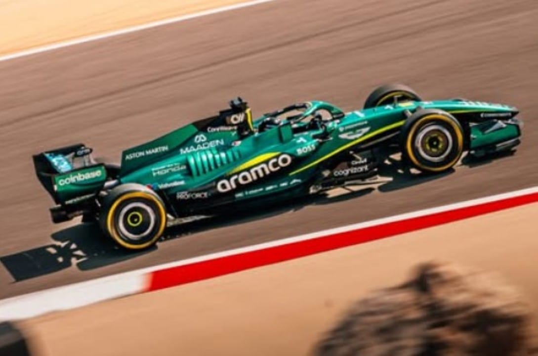 Aston Martin testa motor Honda na pista antes do GP da Holanda